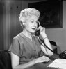 Mature woman talking on the phone Poster Print - Item # VARSAL255420813