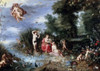 Allegory Of The Elements  Jan Bruegel the Elder Poster Print - Item # VARSAL900137131