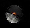 Artist's concept showing showing a possible inner core of the Earth's moon Poster Print - Item # VARPSTSTK203401S