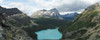 Elevated view of Lake O'Hara with Mount Odoray in the background, Yoho National Park, Field, British Columbia, Canada Poster Print - Item # VARPPI171073