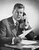 Close-up of a businessman talking on the telephone Poster Print - Item # VARSAL25518464