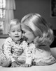 Young woman with her son on the bed Poster Print - Item # VARSAL2559824A