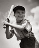 Low angle view of a boy swinging a baseball bat Poster Print - Item # VARSAL2553261