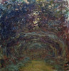 A Path in the Rose Garden at Giverny   Claude Monet  Musee Marmottan  Paris  France Poster Print - Item # VARSAL11581209