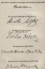 Lord Nelsons' Signatures. Horatio Nelson,Lord Nelson,Viscount Nelson, 1758-1805. British Naval Commander. Illustration By Westall. From The Book The Life Of Nelson By Robert Southey Published London, 1883. PosterPrint - Item # VARDPI1859335
