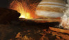 A scene on Jupiter's moon, Io, the most volcanic body in the solar system Poster Print - Item # VARPSTRMR100077S