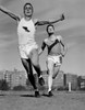 Two athletes running Poster Print - Item # VARSAL255417074