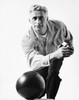 Mature man bowling Poster Print - Item # VARSAL25524274