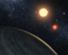 Artist's concept illustrating Kepler-16b Poster Print - Item # VARPSTSTK203821S
