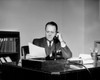 Businessman listening on the telephone Poster Print - Item # VARSAL25516893