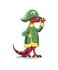 Illustration of a Tyrannosaur Rex dressed as Napoleon Poster Print - Item # VARPSTSTK600144P