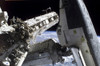 Space Shuttle Discovery docked to the International Space Station Poster Print - Item # VARPSTSTK201778S