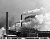 Smoke emerging from smoke stacks of a paper mill  Union Bag & Paper Company  Savannah  Georgia  USA Poster Print - Item # VARSAL2554023A