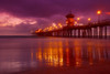 Huntington Beach At Night PosterPrint - Item # VARDPI1785607
