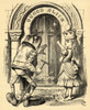Alice And The Frog.Illustration By Sir John Tenniel, 1820-1914. From The Book Through The Looking-Glass And What Alice Found There By Lewis Carroll. Published London 1912. PosterPrint - Item # VARDPI1858358