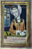 Woman Writing  manuscript  France  Paris  Bibliotheque Nationale Poster Print - Item # VARSAL11582448