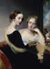 Portrait of the McEven Sisters   Thomas Sully   Private Collection  Los Angeles  California Poster Print - Item # VARSAL11581322