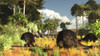 Prehistoric glyptodonts graze on grassy plains Poster Print - Item # VARPSTADR600023P