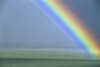 Hawaii, Maui, Faint Portion Of Rainbow Over Fields, Misty Sky PosterPrint - Item # VARDPI2002216