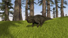 Udanoceratops walking across a grassy field Poster Print - Item # VARPSTKVA600638P