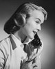 Close-up of a teenage girl talking on the telephone Poster Print - Item # VARSAL25517457