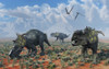 Pachyrhinosaurus dinosaurs grazing Poster Print - Item # VARPSTMAS600064P