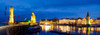 Historic Port at night, Lindau, Lake Constance, Swabia, Bavaria, Germany Poster Print - Item # VARPPI168251