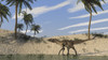 Utahraptor walking along the shoreline Poster Print - Item # VARPSTKVA600185P