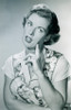 Portrait of young housewife thinking Poster Print - Item # VARSAL255417243