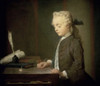 The Boy with a Spinning Top     Jean-Sim?on Chardin(1699-1779/French)   Musee du Louvre  Paris  Poster Print - Item # VARSAL11581730
