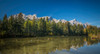 View of the Spring Creek Pond, Mount Rundle, Canmore, Alberta, Canada Poster Print - Item # VARPPI166956