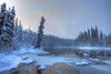 Morley River In Winter Near Teslin, Yukon PosterPrint - Item # VARDPI2040228