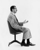 Side profile of a businessman sitting on an office chair Poster Print - Item # VARSAL25526786