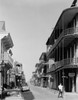 USA  Louisiana  New Orleans  French Quarter  looking down Royal Street with Heine House on right Poster Print - Item # VARSAL255424854