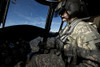 Co-pilot flying a CH-47 Chinook helicopter to Playas Training Area, New Mexico, during exercise Angel Thunder 2013 Poster Print - Item # VARPSTTMO101129M