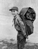 Side profile of a boy scout carrying a backpack Poster Print - Item # VARSAL25514826B