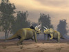 Confrontation between two Triceratops Poster Print - Item # VARPSTEDV600114P