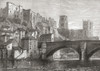 Durham, England Seen From The River Wear In The Late 19Th Century. From Our Own Country Published 1898. PosterPrint - Item # VARDPI1957799