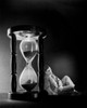 Side profile of a businessman leaning against an hourglass Poster Print - Item # VARSAL2553110