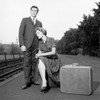 Young couple waiting for train Poster Print - Item # VARSAL255416238