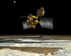 Artists Rendition of the Mars Reconnaissance Orbiter as it orbits over the martian poles Poster Print - Item # VARPSTSTK201204S