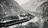 High angle view of train moving on railroad track Poster Print - Item # VARSAL9902843