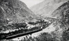 High angle view of train moving on railroad track Poster Print - Item # VARSAL9902843
