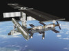 Artist's rendering of the port side of the International Space Station Poster Print - Item # VARPSTSTK201257S