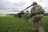 U.S. Army soldiers board a UH-60 Black Hawk helicopter Poster Print - Item # VARPSTSTK107860M
