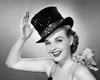 Portrait of a dancer wearing a top hat and smiling Poster Print - Item # VARSAL2553370B