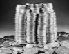 Close-up of stacks of coins Poster Print - Item # VARSAL25534127