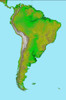Topographic view of South America Poster Print - Item # VARPSTSTK200179S