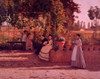 The Garden Trellis   by Silvestro Lega   1868 Poster Print - Item # VARSAL900105134