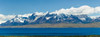 View of lake with snowcapped mountains, Cordillera del Paine, Sarmiento Lake, Torres del Paine National Park, Patagonia, Chile Poster Print - Item # VARPPI169493